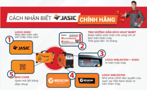 Cách phân biệt máy hàn Jasic thật giả