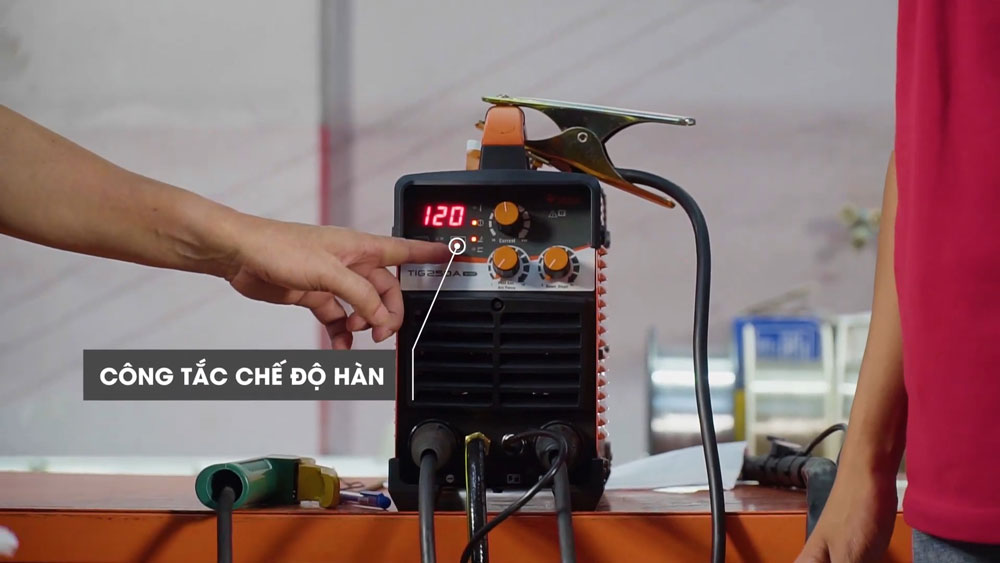 Công tắc chế độ hàn của máy hàn TIG