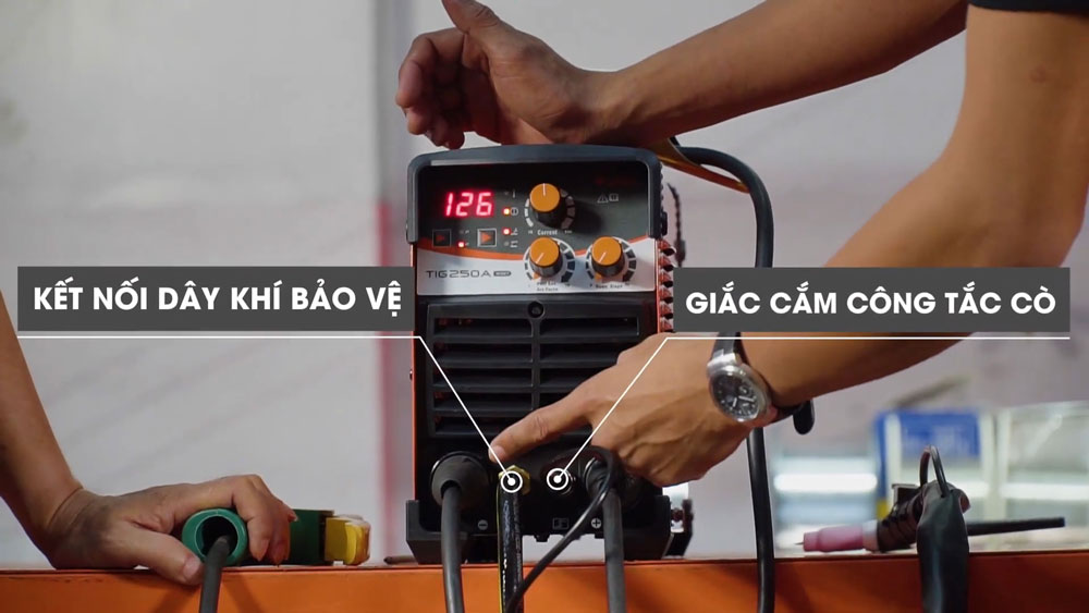 Giắc cắm - dây kết nối máy hàn TIG