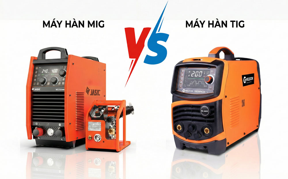 Nên chọn hàn TIG hay hàn MIG?