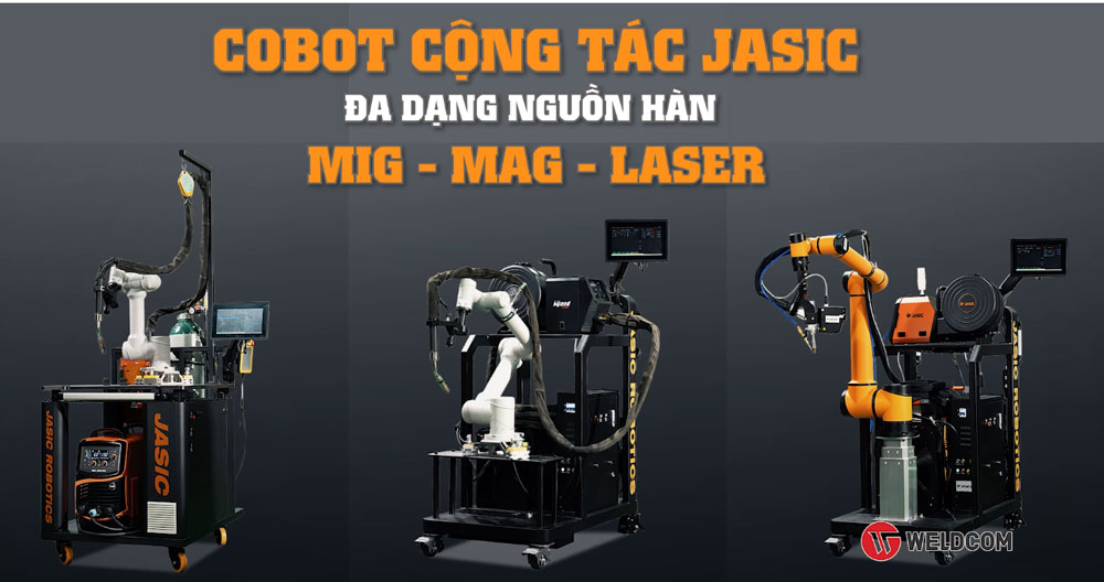 Nên chọn cấu hình cobot hàn Jasic nào?