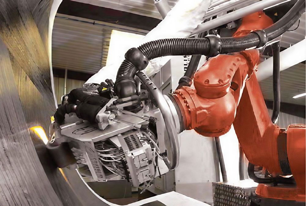 Robot mài, đánh bóng và xử lý bề mặt