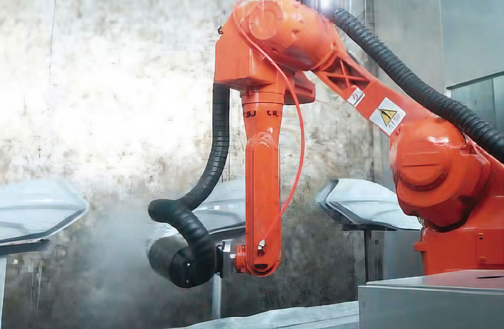Ưu điểm của robot phun sơn tự động
